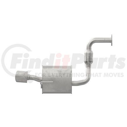 54876 by WALKER EXHAUST - Quiet-Flow SS Direct Fit Exhaust Muffler Assembly 3" Outlet (Outside)