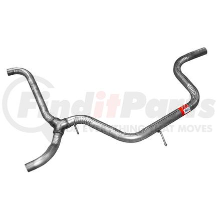 55367 by WALKER EXHAUST - Exhaust Y Pipe 2.25" Inlet (Outside)  1.875" Outlet (Outside)