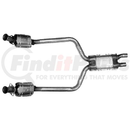 55416 by WALKER EXHAUST - Ultra EPA Direct Fit Catalytic Converter 2" Outlet (Outside)
