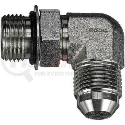 Gates G60312-2012 Hydraulic Coupling / Adapter Male O-Ring Boss to Male JIC 37 Flare - 90 (SAE to SAE)