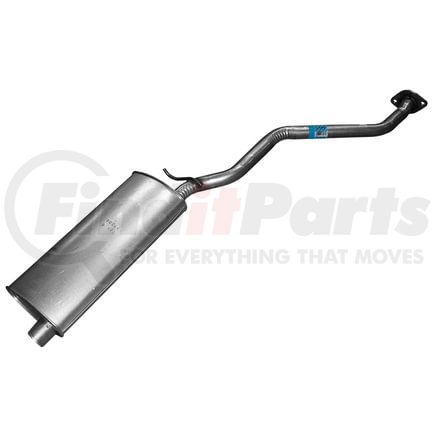 56096 by WALKER EXHAUST - Direct Fit Exhaust Resonator and Pipe Assembly 2.5" Inlet (Inside)