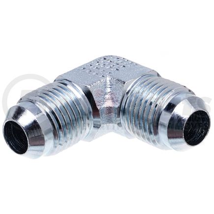 Gates G60417-0505 Hydraulic Coupling / Adapter Male JIC 37 Flare to Male JIC 37 Flare - 90 (SAE to SAE)