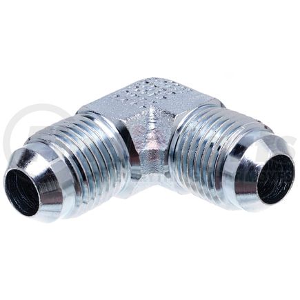 Gates G60417-0604 Hydraulic Coupling / Adapter Male JIC 37 Flare to Male JIC 37 Flare - 90 (SAE to SAE)