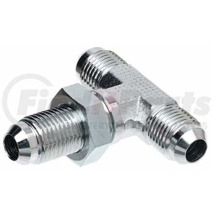 Gates G60471-0505 Hydraulic Coupling / Adapter Male JIC 37 Flare on Run to Male JIC 37 Flare Bulkhead - Tee (SAE to SAE)