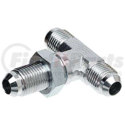 G60471-1010 by GATES - Male JIC 37 Flare on Run to Male JIC 37 Flare Bulkhead - Tee (SAE to SAE)