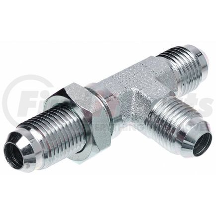 Gates G60472-0404 Hydraulic Coupling / Adapter Male JIC 37 Flare to Male JIC 37 Flare Bulkhead to Male JIC 37 Flare - Tee