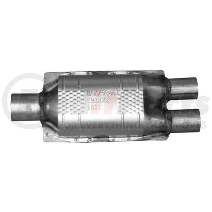 93322 by WALKER EXHAUST - Ultra EPA Universal Catalytic Converter 2" Inlet (Inside)