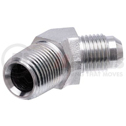 G60497-0302 by GATES - Male JIC 37 Flare to Male Pipe NPTF - 45 (SAE to SAE)