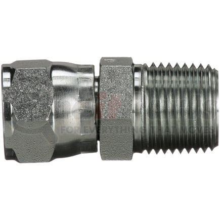 Gates G60520-0606 Hydraulic Coupling / Adapter Female JIC 37 Flare Swivel to Male Pipe NPTF (SAE to SAE)