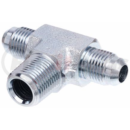Gates G60551-0806 Hydraulic Coupling / Adapter Male JIC 37 Flare on Run to Male Pipe NPTF - Tee (SAE to SAE)