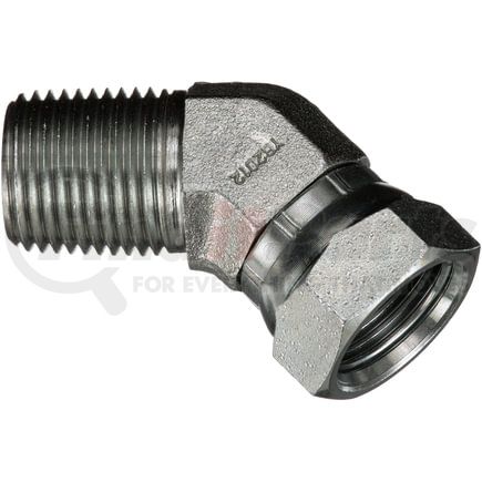 G60142-0202 by GATES - Male Pipe NPTF to Female Pipe Swivel NPSM - 45 (SAE to SAE)