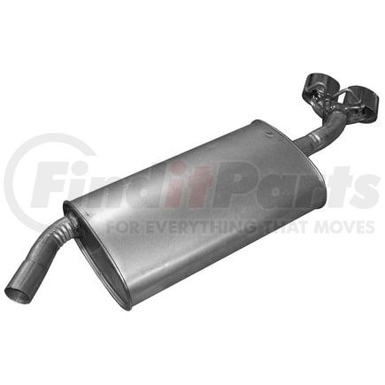 Walker Exhaust 53474 Exhaust Muffler Assembly Quiet-Flow SS Ajuste directo Ensamble de Mofle de Escape