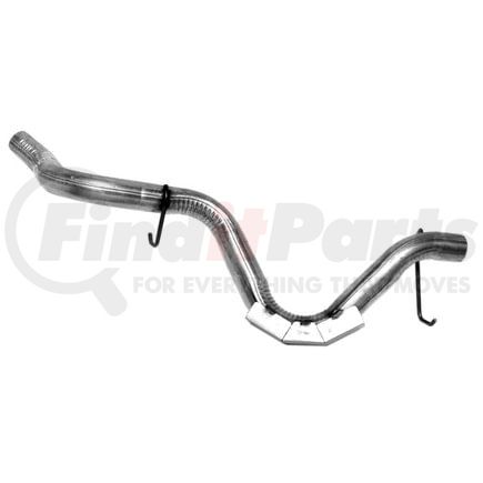 54001 by WALKER EXHAUST - Exhaust Tail Pipe 2.75" Inlet (Outside)  2.75" Outlet (Outside)