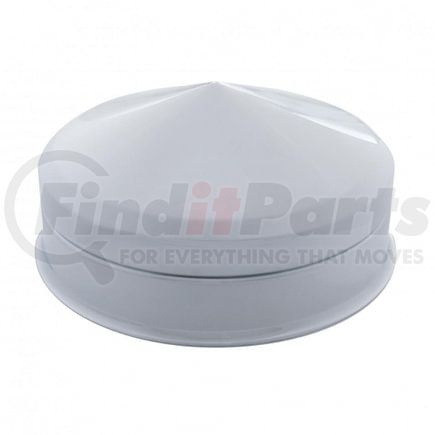 10152 by UNITED PACIFIC - Axle Hub Cover - Axle/Hub Hat Only, Front, Chrome, Pointed