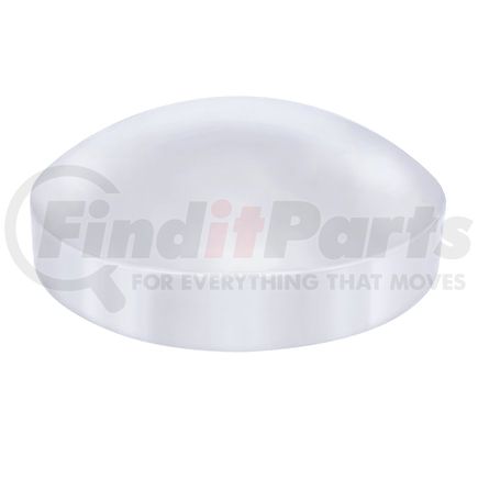 10230 by UNITED PACIFIC - Axle Hub Cap - Rear, 8", Chrome, Dome Style, with 1.5", Tall Side Wall