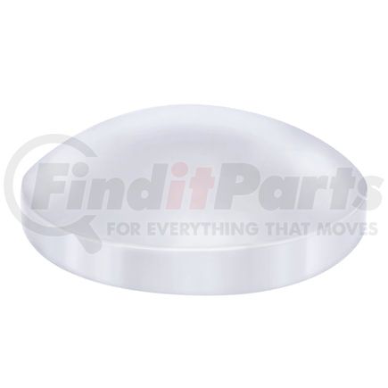 20203 by UNITED PACIFIC - Axle Hub Cap - Rear, 8 1/4", Stainless, Dome Style