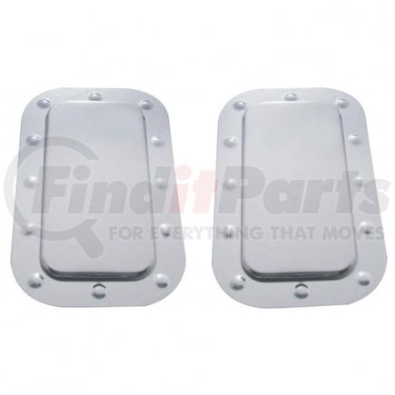 20563 by UNITED PACIFIC - Door Vent Cover - Vent Door Cover and Dimpled Trim Set, for Kenworth