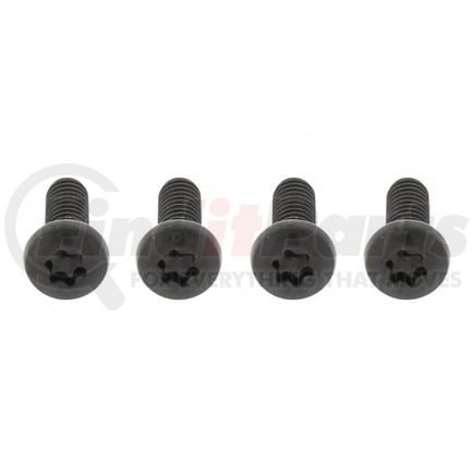 21034 by UNITED PACIFIC - Grille Screw Set - Black, for 2005 and Older Freightliner Century