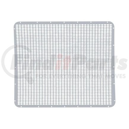 21154 by UNITED PACIFIC - Grille Mesh - 304 Stainless Steel, with Extended Hood-Straight Oval Hole, for Peterbilt 379