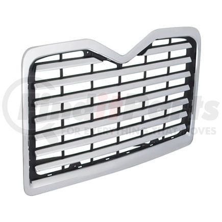 21195 by UNITED PACIFIC - Grille - Chrome, One Piece, Horizontal, Billet, Main, for Mack CX