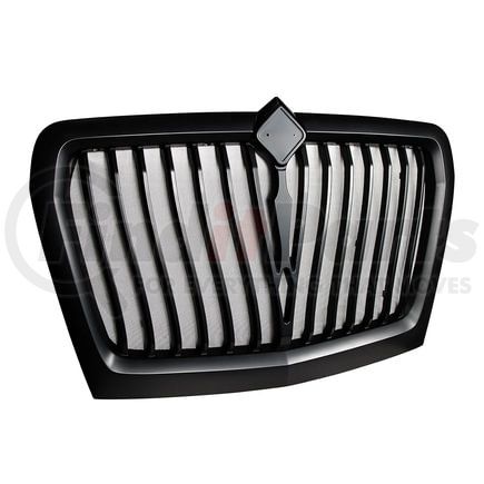 21335 by UNITED PACIFIC - Grille - Black, with Bug Screen, for 2017-2020 International LT