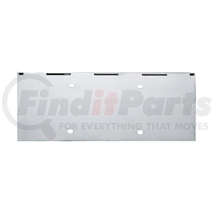 21538 by UNITED PACIFIC - License Plate Frame - Stainless 1, 7.5" x 18.25"