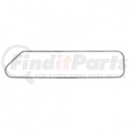 21722B by UNITED PACIFIC - Window Trim - Stainless Steel, Upper Sleeper, Passenger Side, for Kenworth