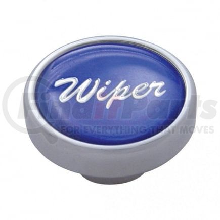 23202 by UNITED PACIFIC - Dash Knob - "Wiper", Blue Glossy Sticker