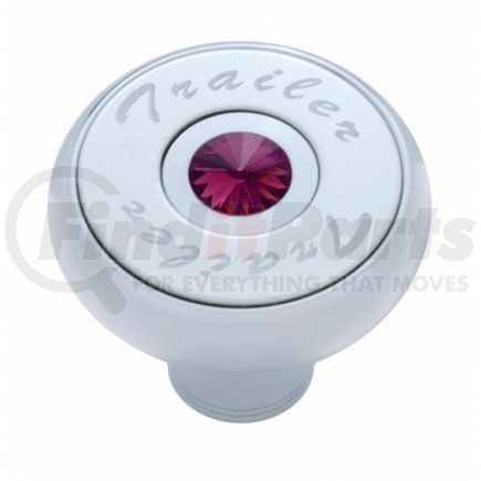 23520 by UNITED PACIFIC - Air Brake Valve Control Knob - "Trailer" Deluxe, Purple Diamond