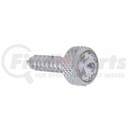 23882 by UNITED PACIFIC - Dash Panel Screw - Dash Screw, Upper, with Clear Diamond, for Kenworth