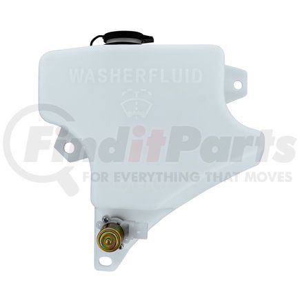 25002 by UNITED PACIFIC - Washer Fluid Reservoir - Plastic, with 12V Pump, Plug and Cap, for 2007-2019 Peterbilt 389