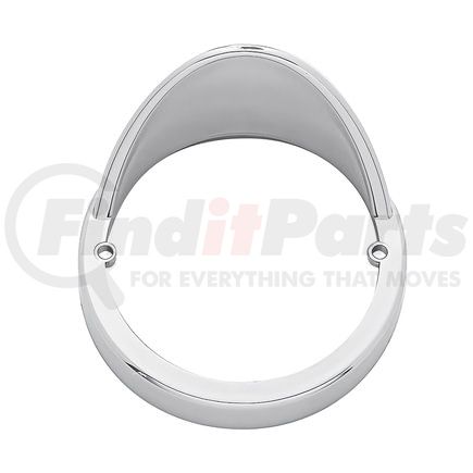 30518 by UNITED PACIFIC - Truck Cab Light Bezel - Horizontal Visor