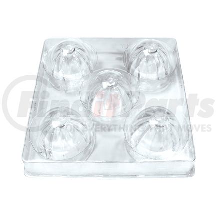 30520P5 by UNITED PACIFIC - Marker Light Lens - Watermelon Glass, Clear, For Grakon 1000 Cab Lights