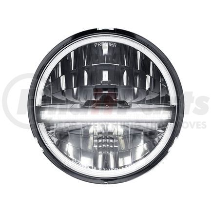 31020 by UNITED PACIFIC - Headlight - Black, 20 High Power LED 5-3/4", DOT/SAE, FMVSS 108