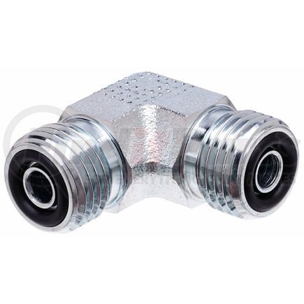G60712-0404 by GATES - Male Flat-Face O-Ring to Male Flat-Face O-Ring - 90 (SAE to SAE)