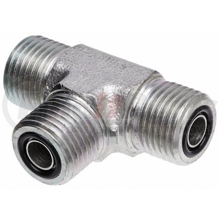 Gates G60740-0808 Hydraulic Coupling / Adapter Male Flat-Face O-Ring Tee (SAE to SAE)