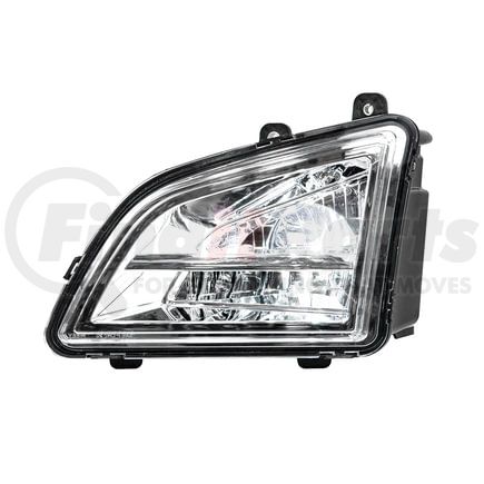 35861 by UNITED PACIFIC - Fog Light - Chrome, Original Style LED, Fog/Driving Light, Competition Series, Driver Side, for 2018-2023 Volvo VNL