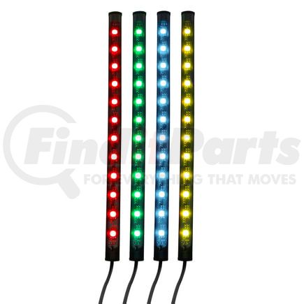 36105 by UNITED PACIFIC - Light Bar - For Interior, LED, 48 Multi-Color RGBm with 480 Lumens Output