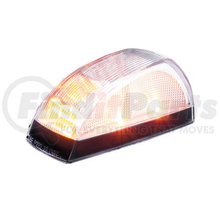 36378 by UNITED PACIFIC - Truck Cab Light - 8 LED, Amber LED, Clear Lens, For Freightliner M2