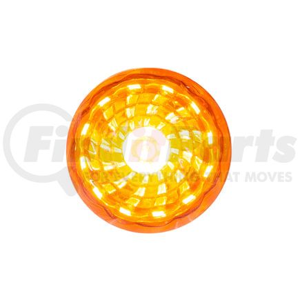 36380 by UNITED PACIFIC - Clearance Light - 1-1/4", Round, SMD Type LED, Amber LED/Lens, Single Function