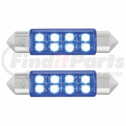 36596 by UNITED PACIFIC - Multi-Purpose Light Bulb - 8 SMD High Power Micro LED 211- 2 Light Bulb, Blue