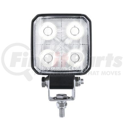 36703 by UNITED PACIFIC - Work Light - 12-24VDC, 3 x 3" Square, 4 High-Power LED, 1900 Lumens