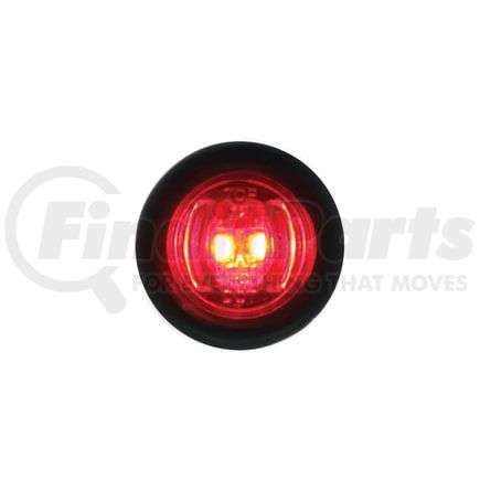 36850B by UNITED PACIFIC - Mini Clearance/Marker Light - Red LED/Red Lens, with Rubber Grommet, 2 LED