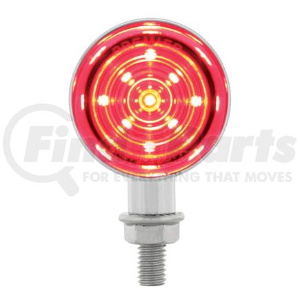 36860 by UNITED PACIFIC - Accessory Switch Light Bulb - 9 LED, Dual Function, Mini Bullet Light, Red LED/Red Lens