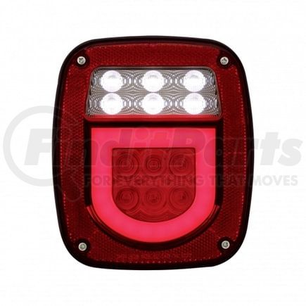 36909 by UNITED PACIFIC - Tail Light - LED "GLO" Universal Combination, with License Light