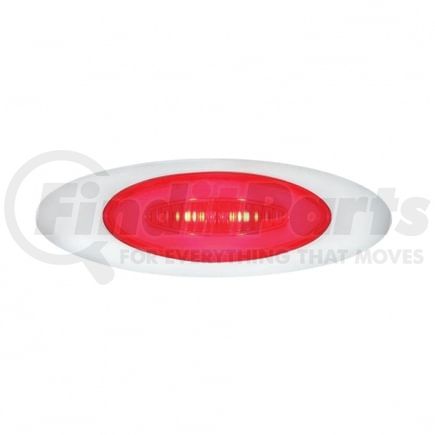 36985B by UNITED PACIFIC - Clearance Light - Bulk, M5 Millennium GloLight, 6 LED, Red LED/Lens