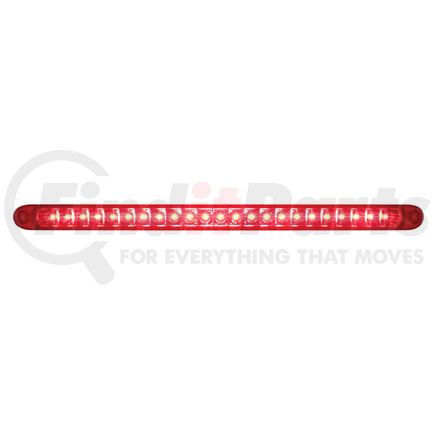 37090 by UNITED PACIFIC - Brake/Tail/Turn Signal Light - 23 SMD LED 17.25" Reflector, Bar Only, Red LED/Red Lens