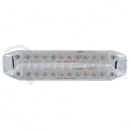 37198 by UNITED PACIFIC - Turn Signal Light - Dual 10 LED 6.5" Light Bars, Amber LED/Clear Lens