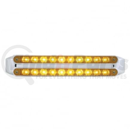 37324 by UNITED PACIFIC - Turn Signal Light - Dual 10 LED 9" Light Bars, Amber LED/Amber Lens