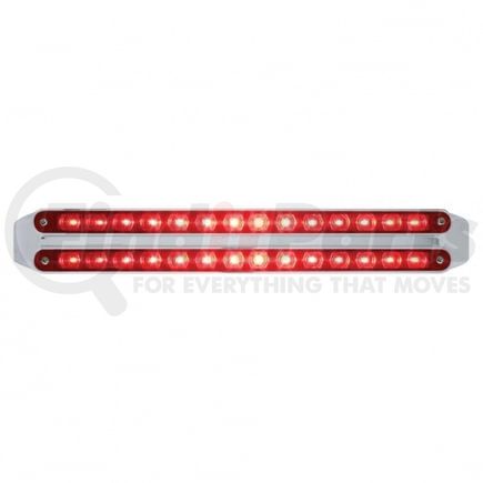 37666 by UNITED PACIFIC - Brake/Tail/Turn Signal Light - Dual 14 LED 12", Bars, Red LED/Red Lens